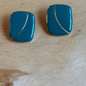Teal Earrings NWT
